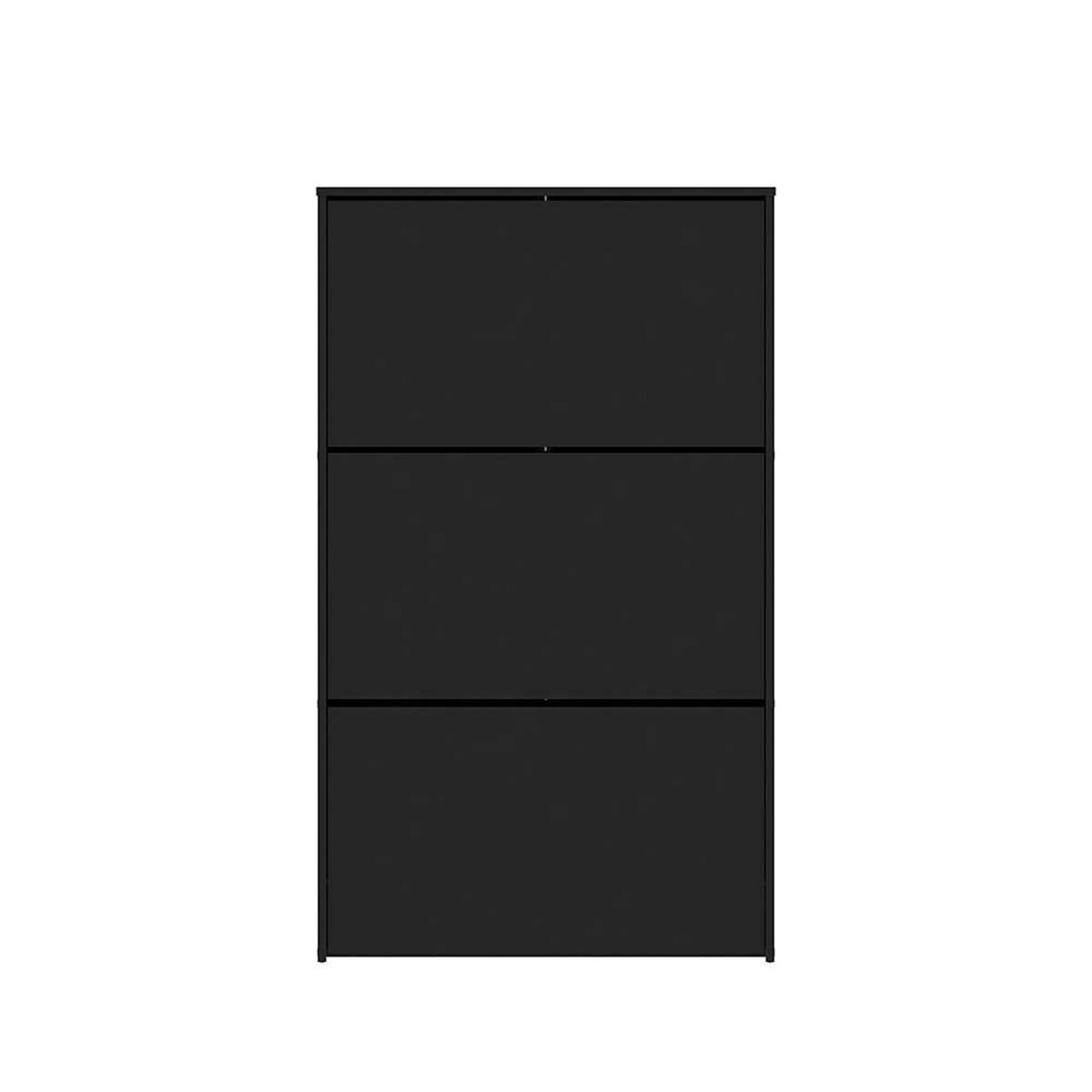 Zapatera Vekkahome Americana 3 Puertas Negra