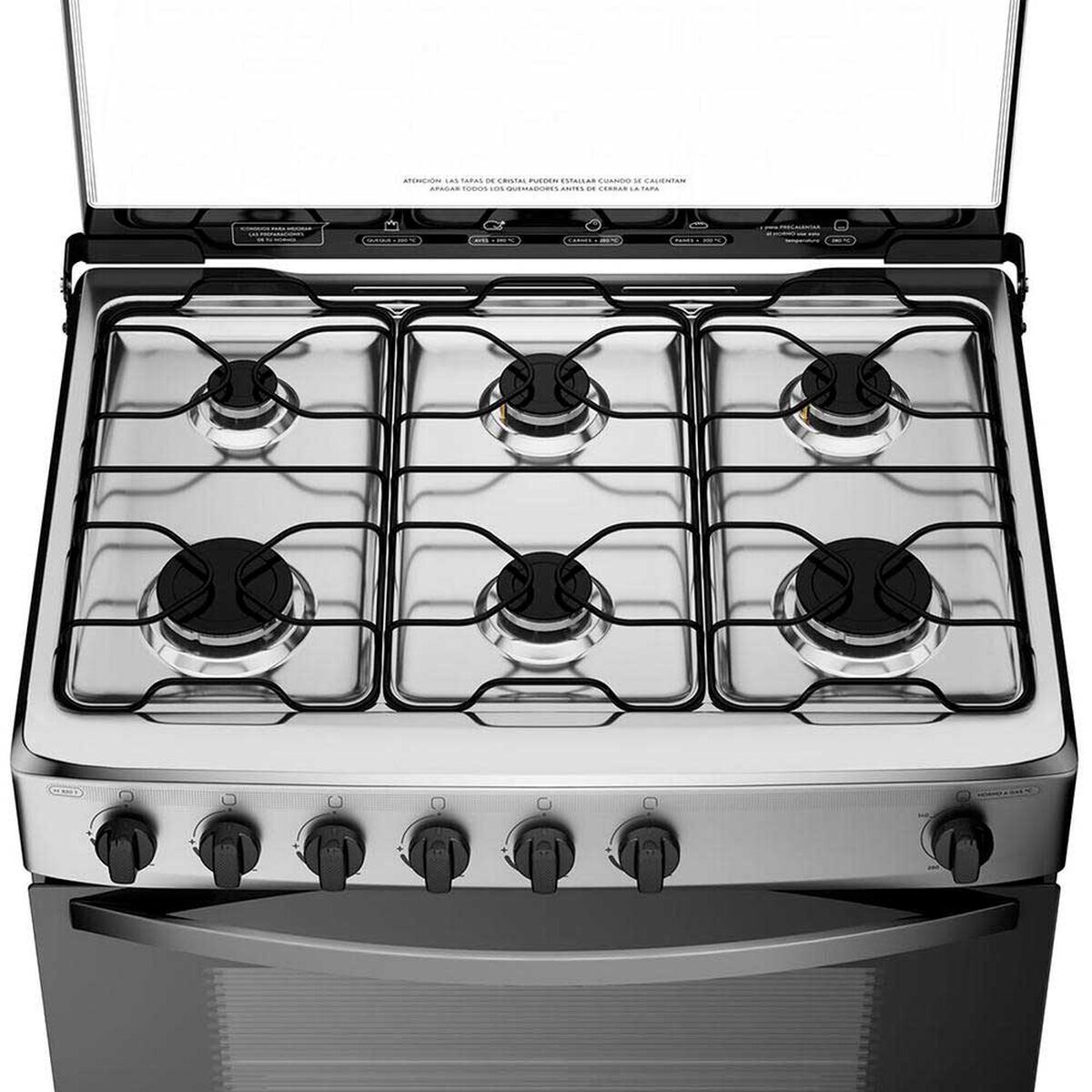Cocina a Gas Mademsa M 820 T 6 Quemadores