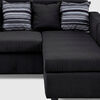 Seccional Muebles MPR Jazm&iacute;n 4 Cuerpos Negro