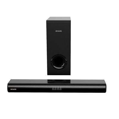 Imagen 1 del producto Barra De Sonido Aiwa Home Theaters 80w 2.1ch AWSBC800W  Negro 20hz-20khz