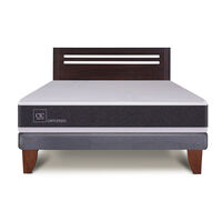 Cama Europea CIC 2 Plazas New Ortopedic + Respaldo