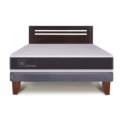 Imagen 1 del producto Cama Europea CIC 2 Plazas New Ortopedic + Respaldo