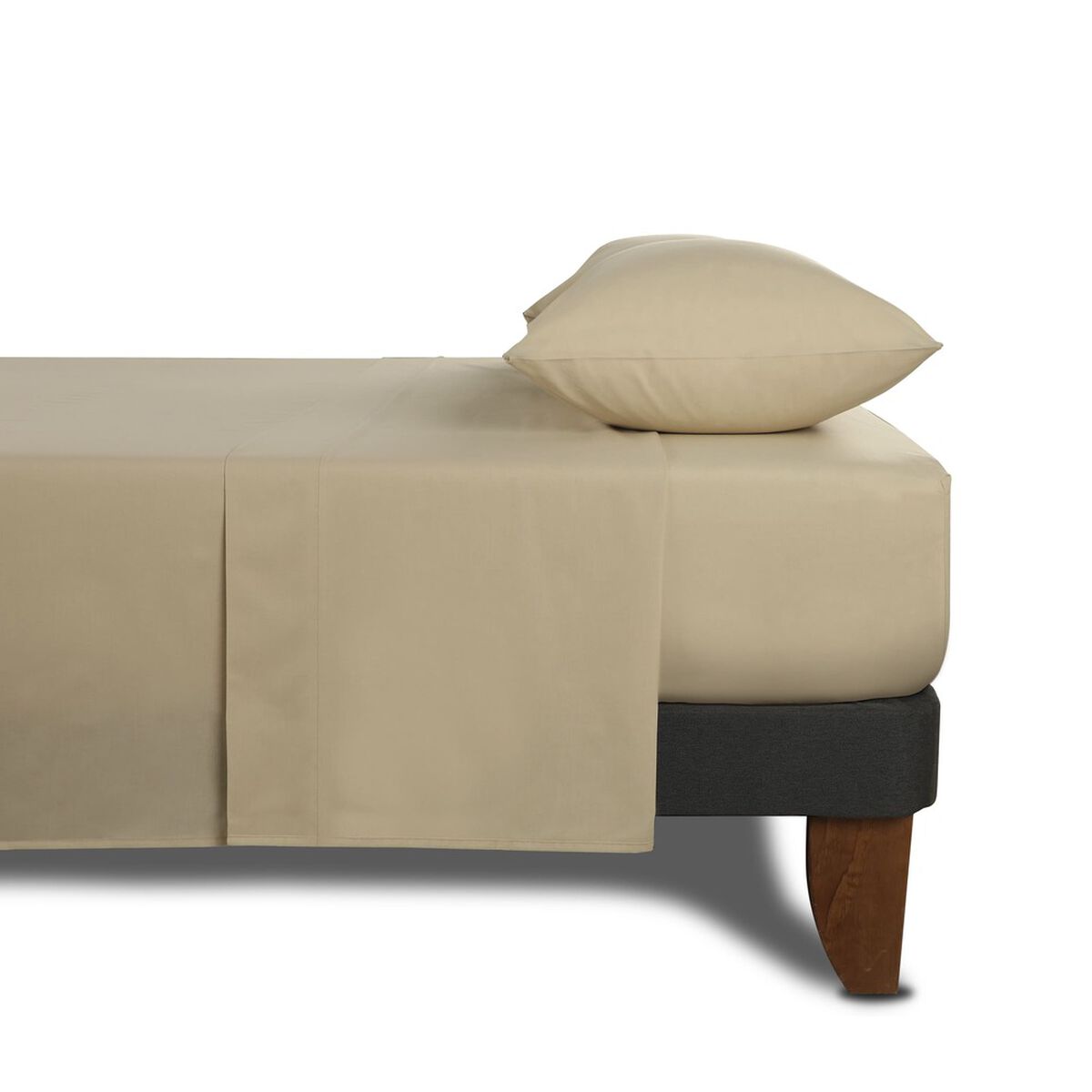 Set Sabanas CIC 144 Hilos 1,5 Plazas Taupe