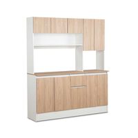 Mueble de Cocina CIC Catania 1 Cajón 9 Puertas Blanco Alpino