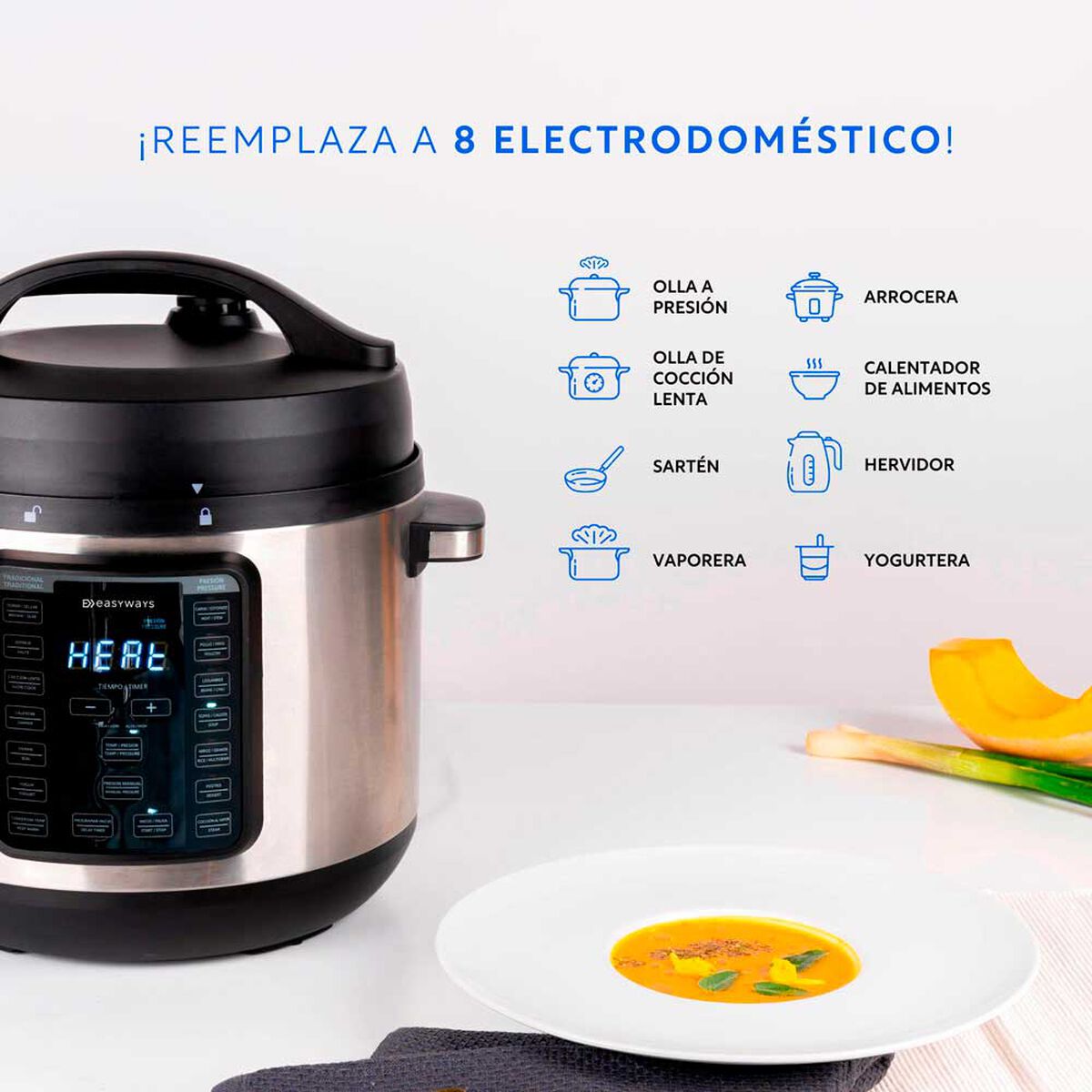 Olla Eléctrica EasyWays Fast Pot 7,6 lts.