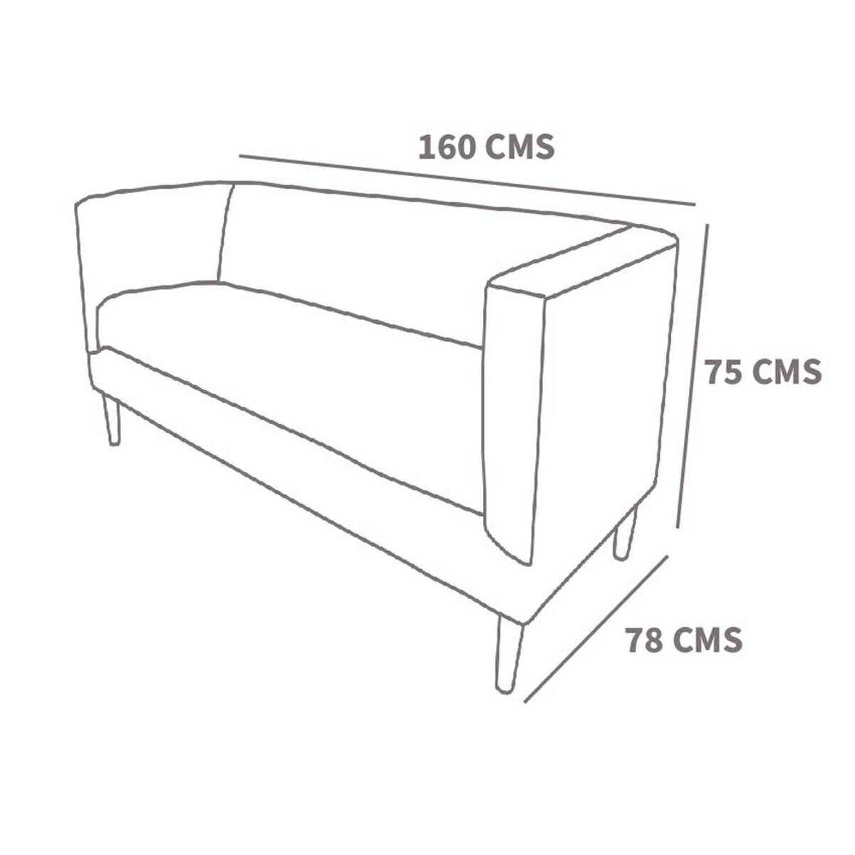Sof&aacute; Latam Home Sorrento 2 Cuerpos Blanco
