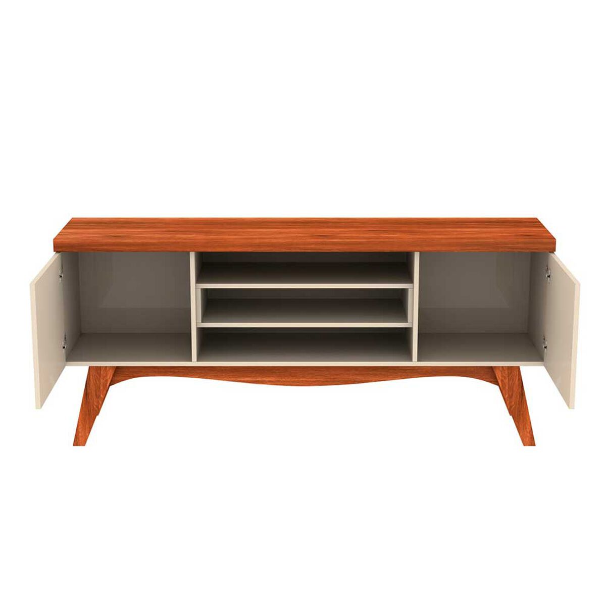 Rack TV Exit Lis Hasta 65" Beige Matte