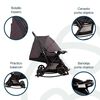 Coche Paseo Bebe Cuna Balancin SX Negro Melange Bebesit
