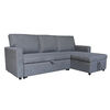 Sofá Seccional Casanova Samir Dark Grey