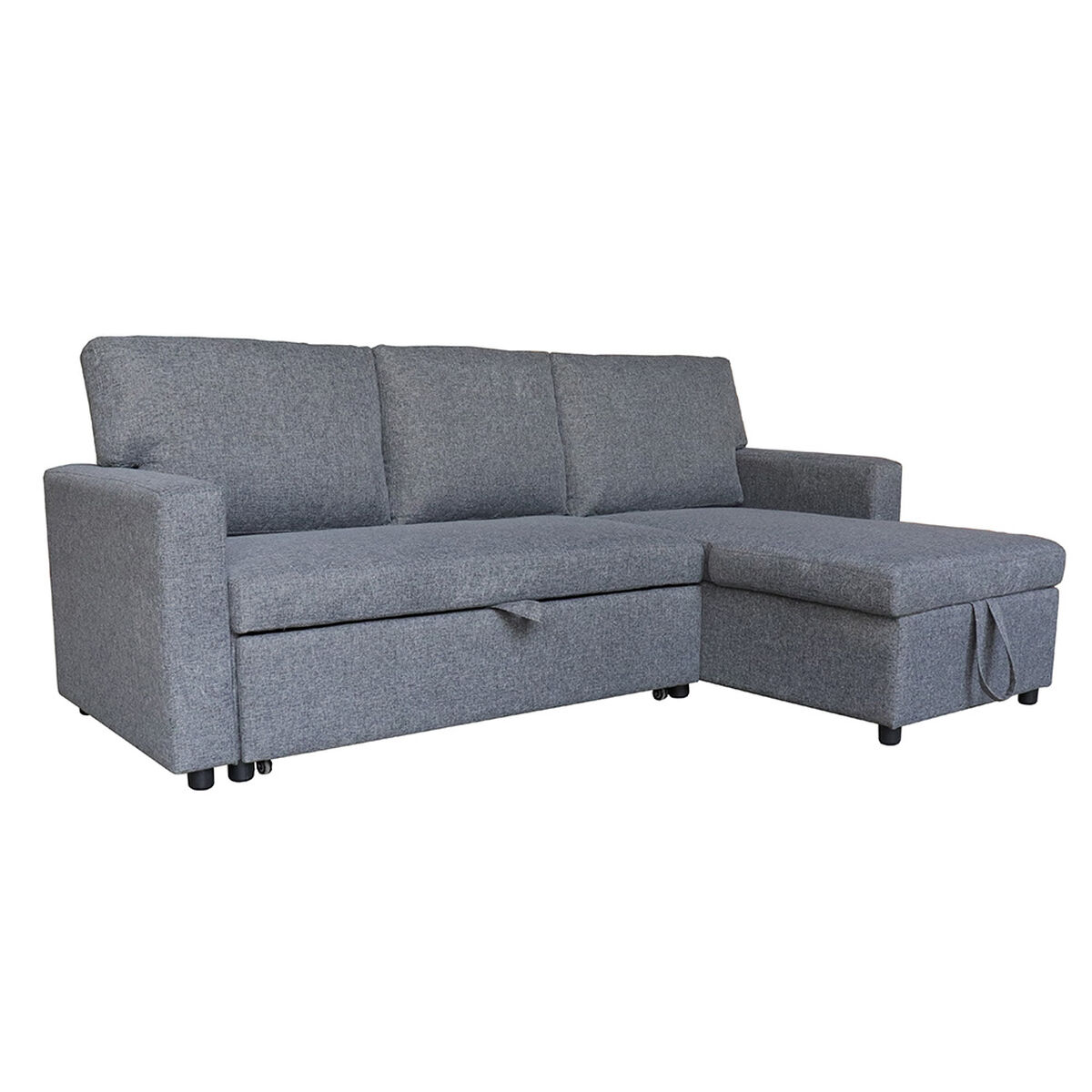Sofá Seccional Casanova Samir Dark Grey