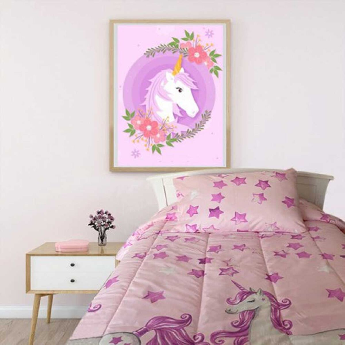 Plumón Estampado Illusions 1,5 Plazas Infantil Girl