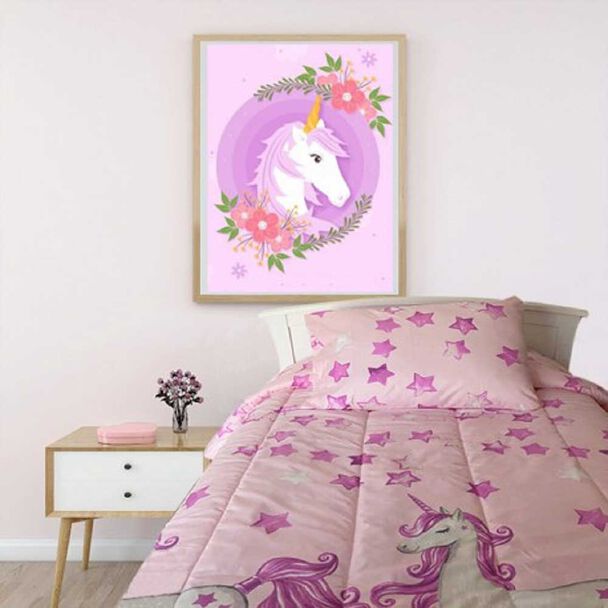 Plumón Estampado Illusions 1,5 Plazas Infantil Girl