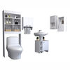 Combo Gabinete + Mueble Lavamanos + Optimizador Baño + Mueble Auxiliar  TuHome Big Bath