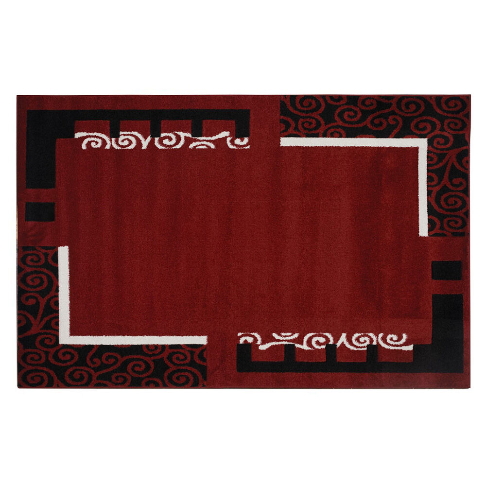 IDETEX Alfombra Frize Carved D5 80X120 Cm Rojo