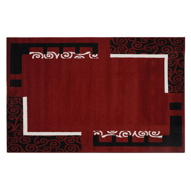 Alfombra Frize Carved D5 80X120 Cm Rojo