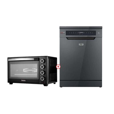 Combo Lavavajillas Thomas 16 cubiertos + Horno Eléctrico TH-38N