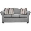 Juego de Living Innovamuebles Ducal Sofá 3 Cuerpos + Dos Sillones 1 Cuerpo Gris Claro