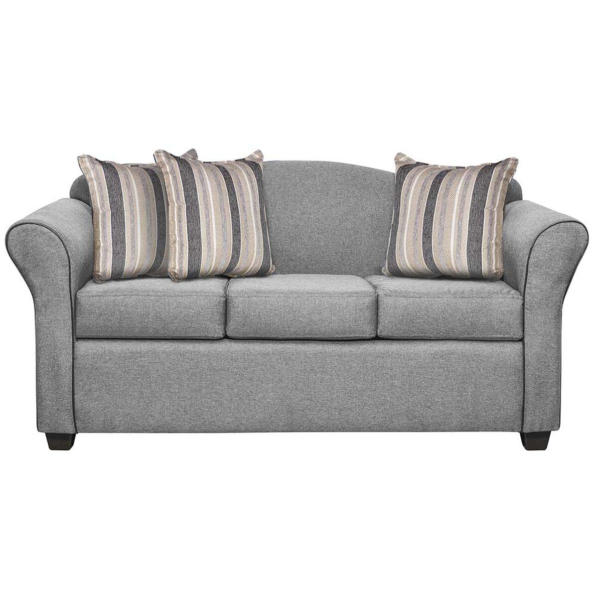 Juego de Living Innovamuebles Ducal Sofá 3 Cuerpos + Dos Sillones 1 Cuerpo Gris Claro