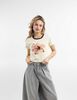 Polera Manga Corta Estampada Mujer Icono
