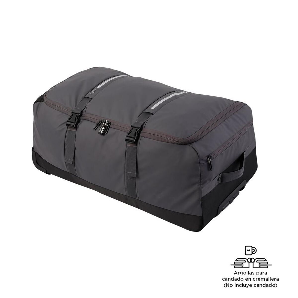 Maleta de Viaje Totto Green Code Negro 94,77 lts. Talla L