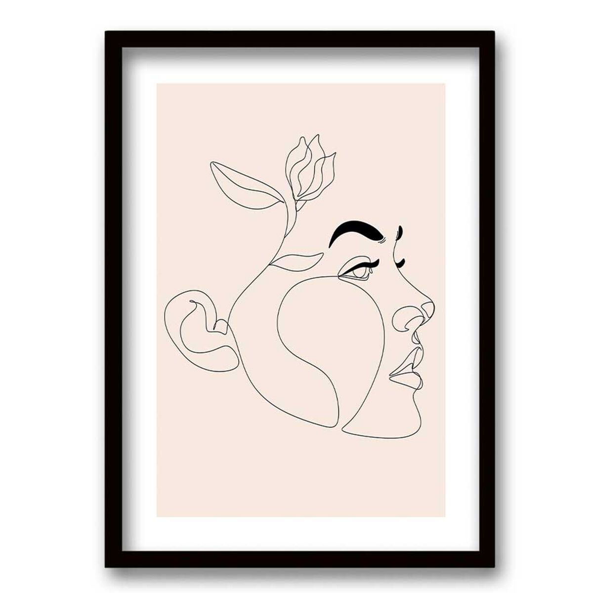 Cuadro Decorativo Retela Nude Face 50 x 35 cm