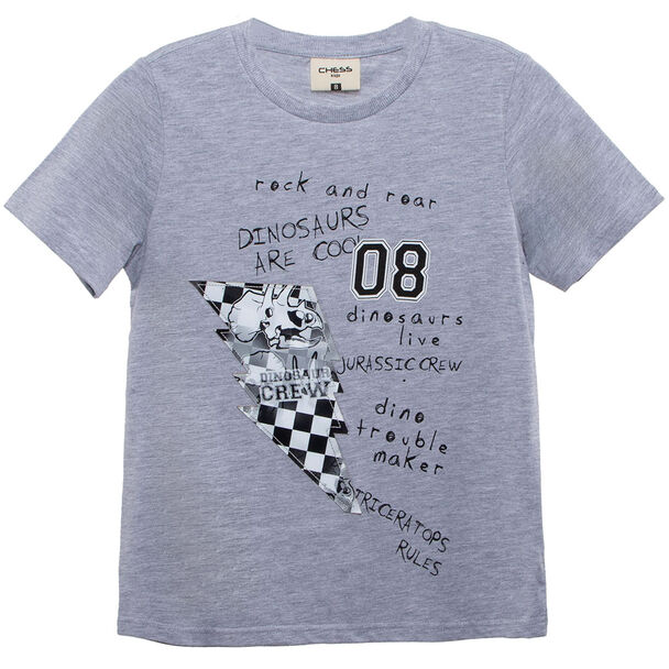 Polera Manga Corta Niño Chess