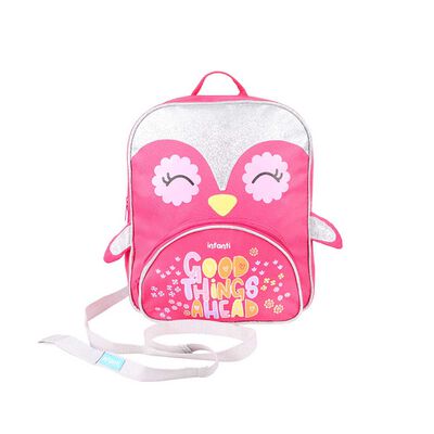 Mochila Pingüino Rosado Infanti