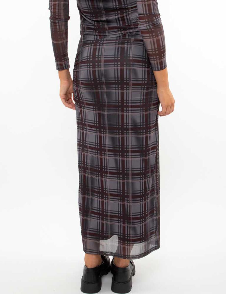 Falda Maxi Tartán Mujer Icono