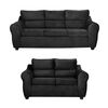 Juego de Living Mexx Muebles Dubai 5 Cuerpos Negro