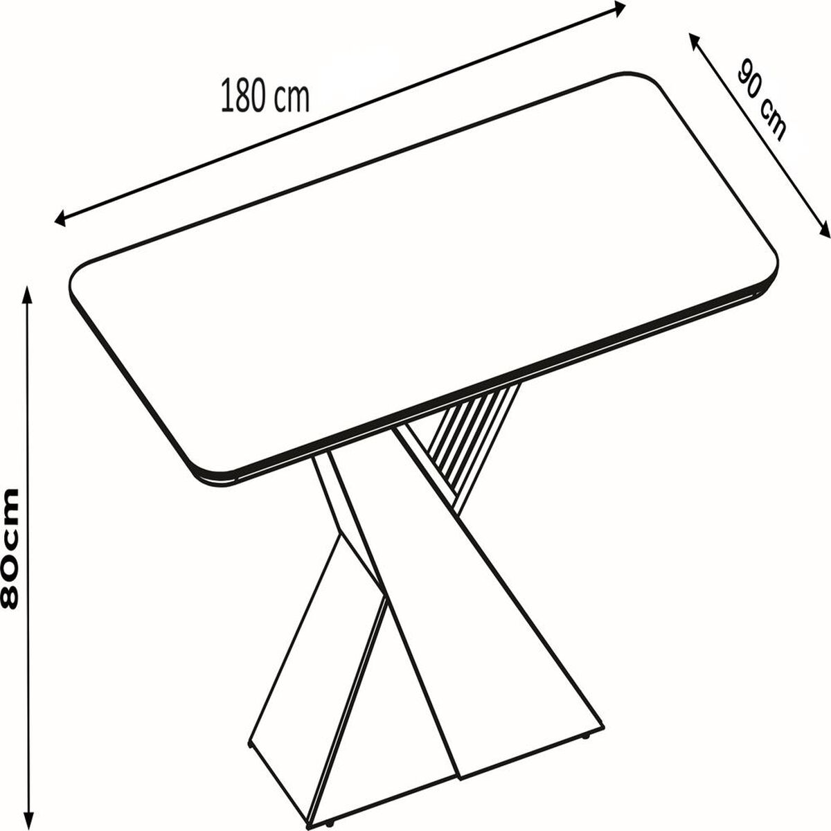 Juego de Comedor Altavision Vega 6 Sillas Blanco