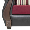 Juego de Living Innovamuebles New Bugambilia Sofá 3 Cuerpos + Dos Sillones 1 Cuerpo Burdeo