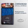 Pack Toallon Y Toalla Microfibra Suede Azul Pro Outdoor
