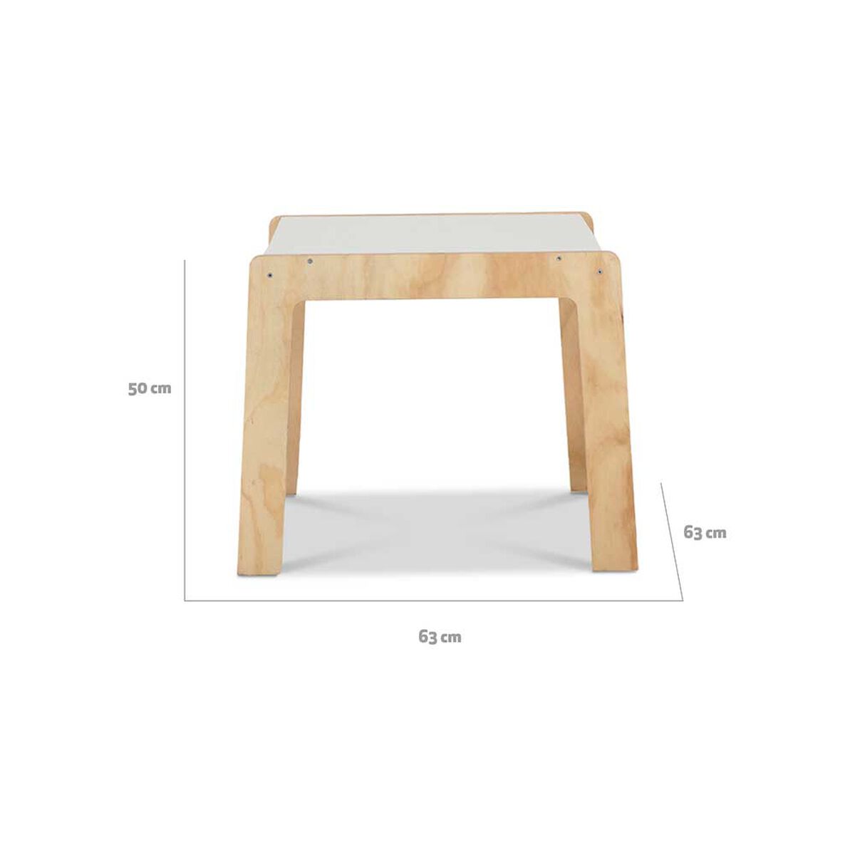 Mesa CIC Kids 2 Sillas Blanco