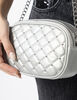 Cartera Cross Bag Plateada Mujer Soviet