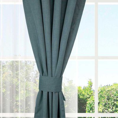 Imagen 2 del producto Set Cortinas Doral Amazon City  220 x 140 cm Azul Petroleo