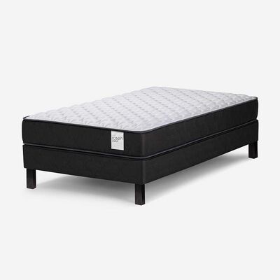 Imagen 2 del producto Cama Europea Rosen 1,5 Plazas Wave  + Respaldo Tabor Grafito