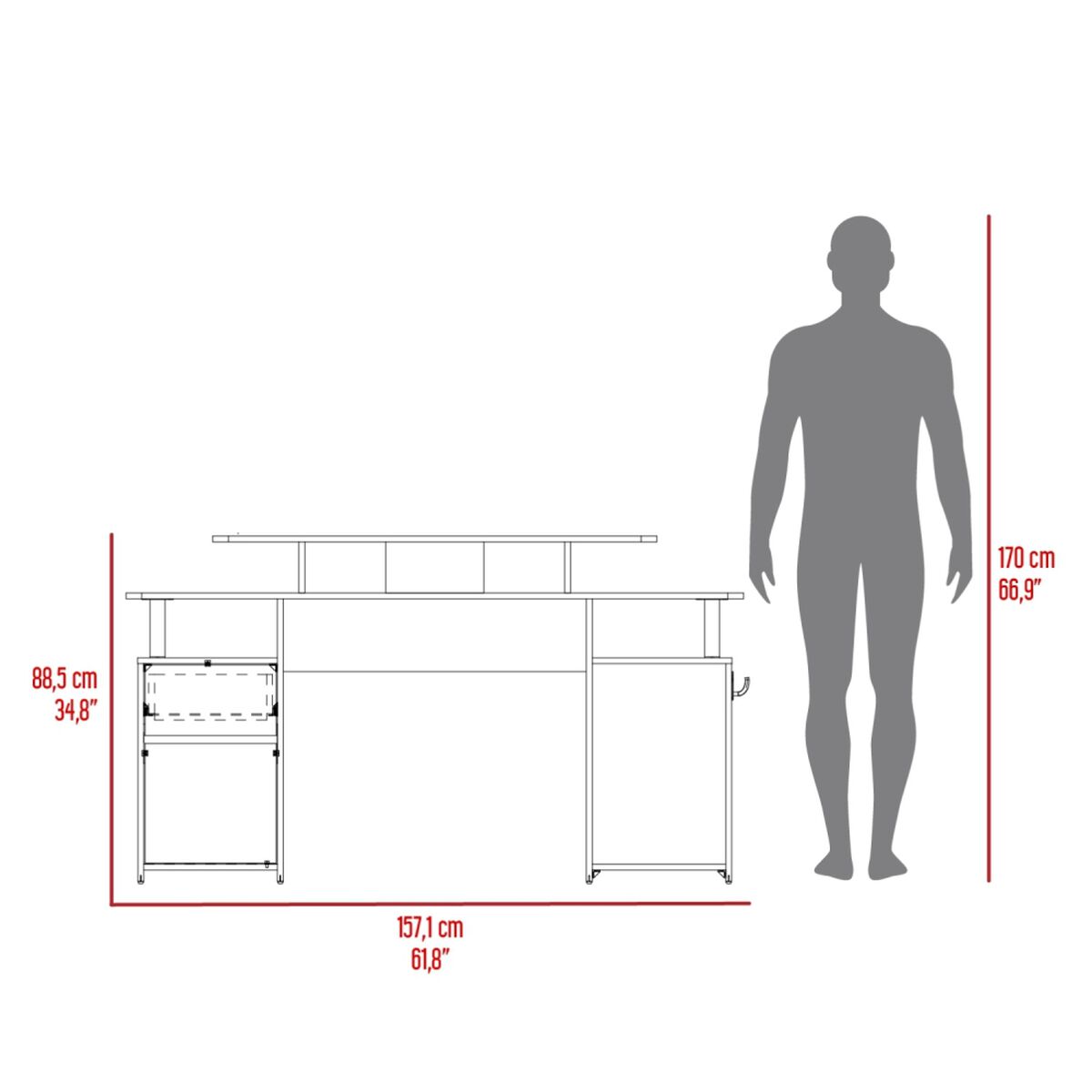 Escritorio TuHome Keria Wengue
