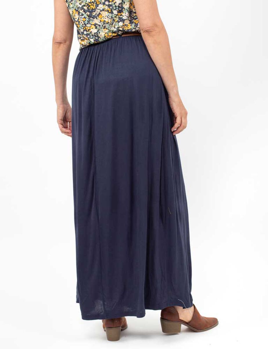 Falda Maxi Cinturón Mujer Portman Club