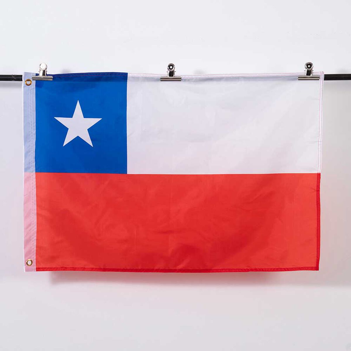 Bandera Chilena Plumetti Estampado
