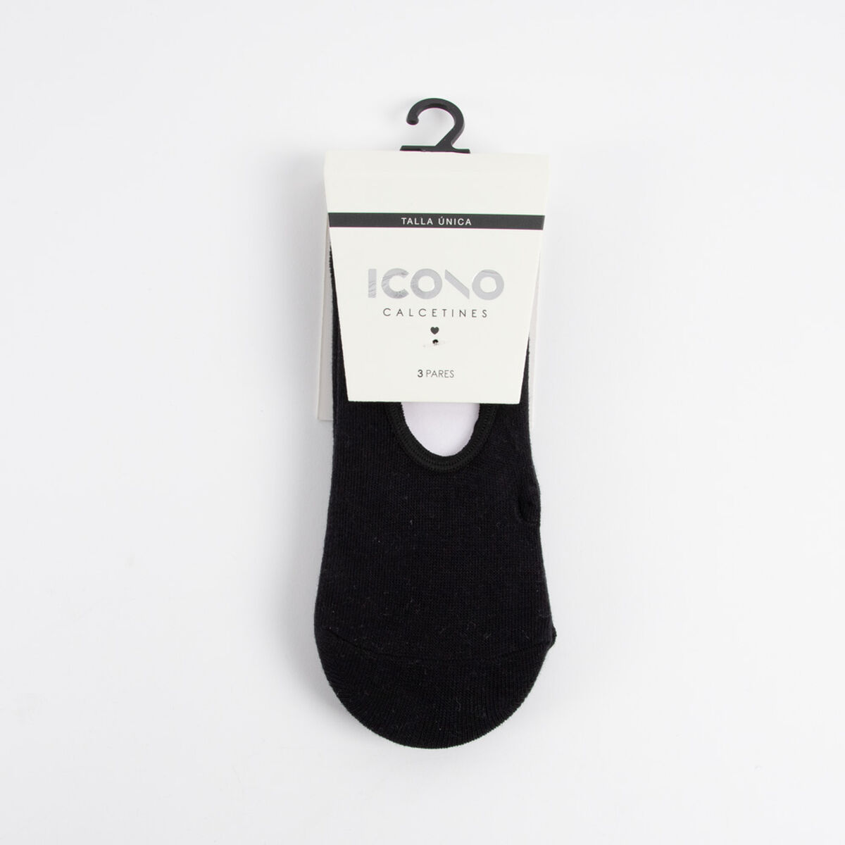 Pack 3 Calcetines Invisible Mujer Icono