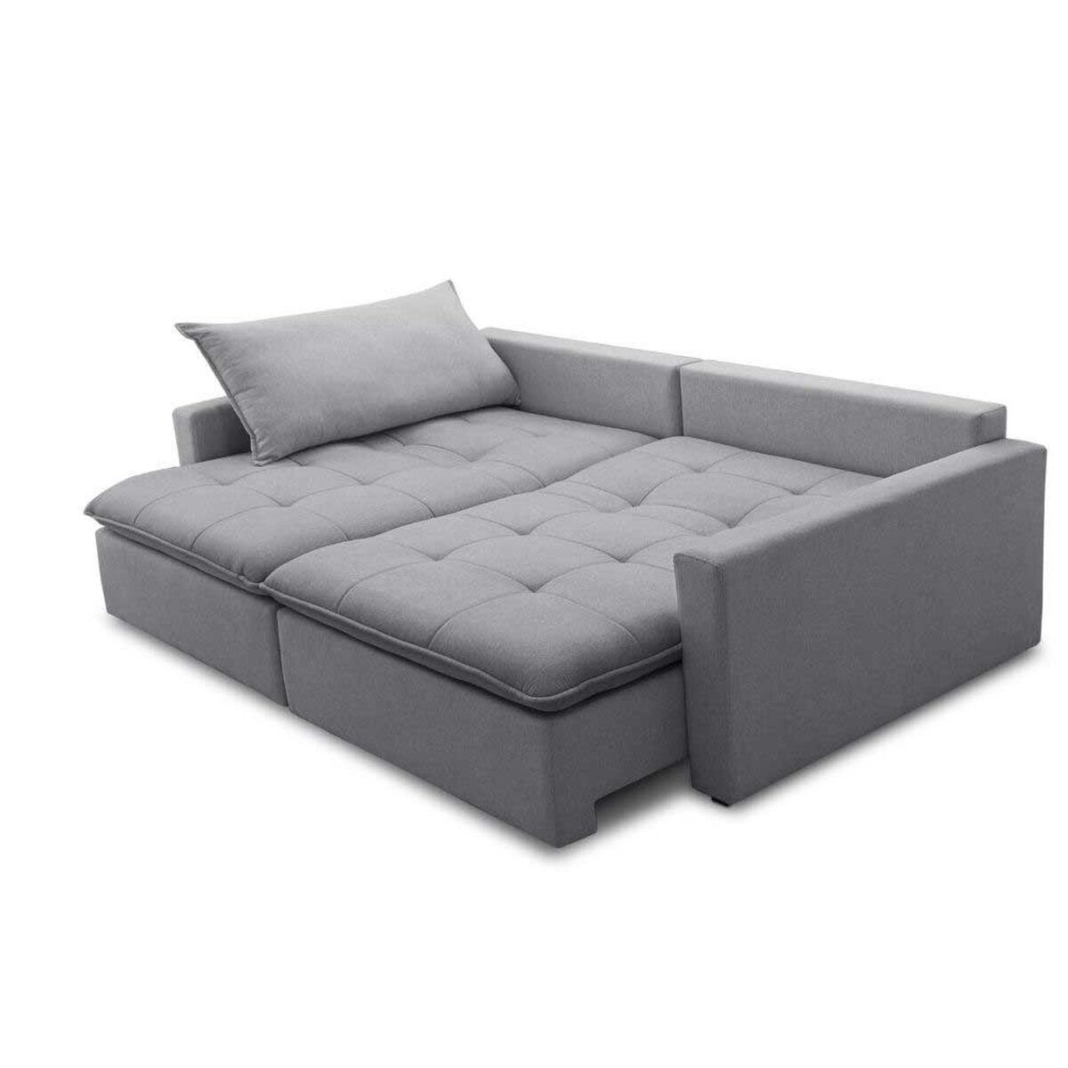 Sofá Amuv Capri 3 Cuerpos Gris