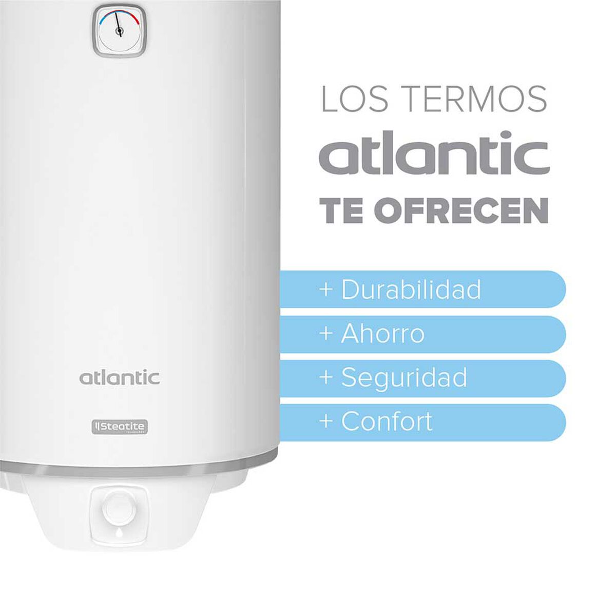 Termo Electrico Atlantic Steatite 80 80 lts.