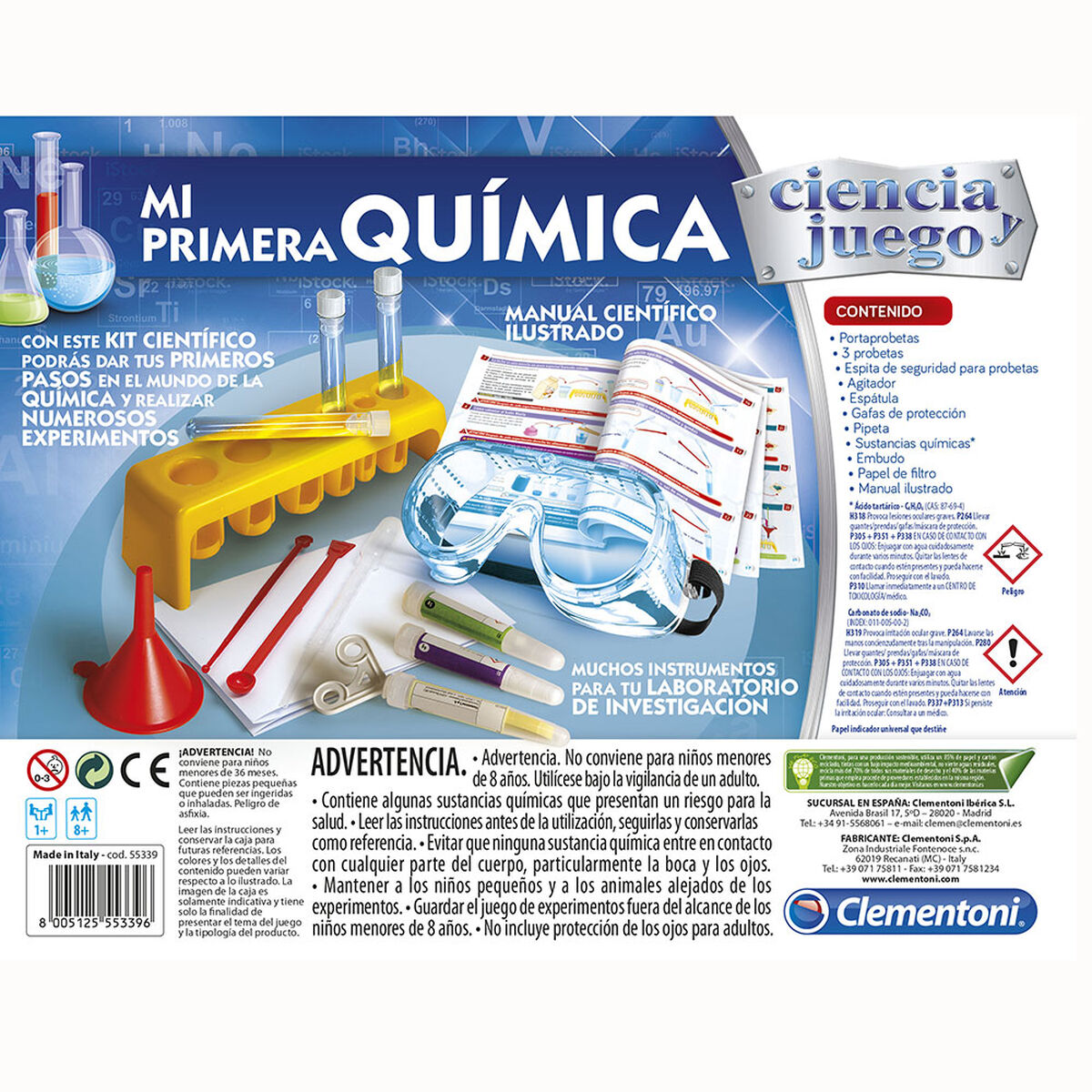 Juguetes Didacticos Clementoni Mi Primera Química