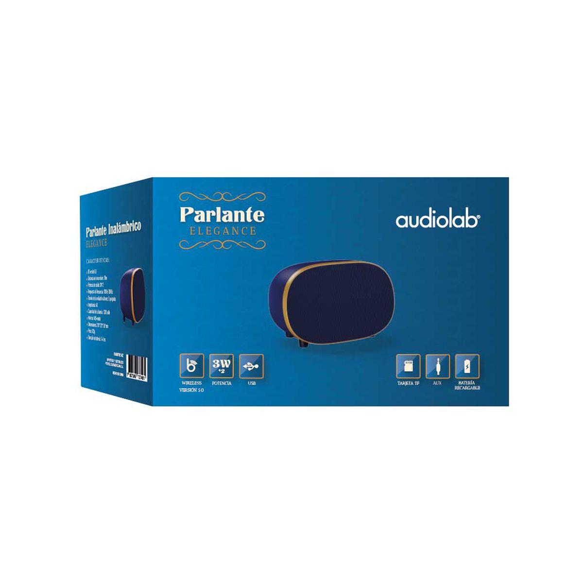 Parlante Bluetooth Audiolab I104BT821AZ Azul