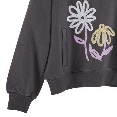 Imagen 2 del producto Polerón de Algodón Niña Mila Grafito