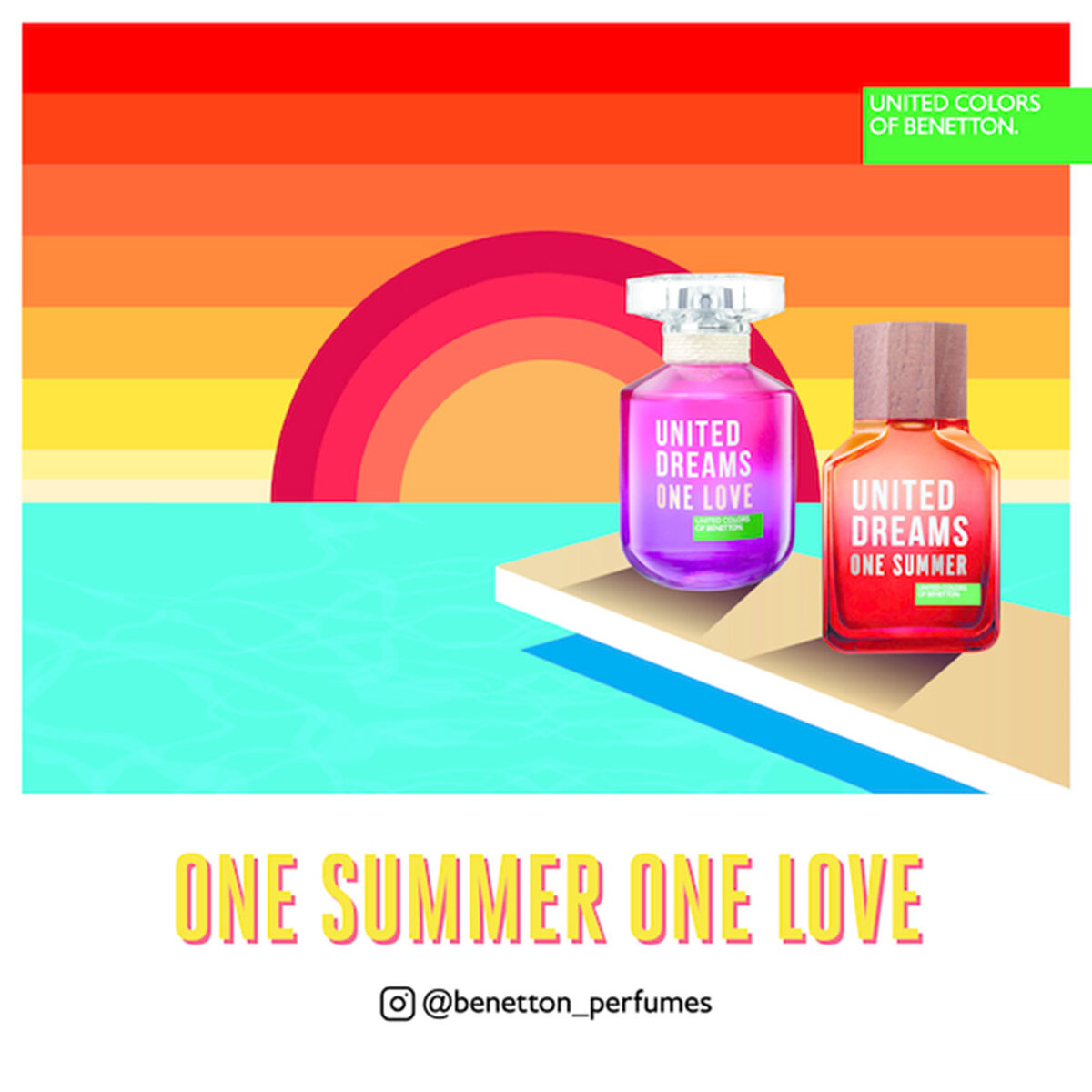 Perfume Benetton One Summer Him EDT 100 ml Edición Limitada