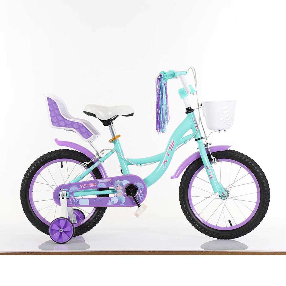 Bicicleta Infantil Aro 16 Celeste Xts