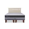 Cama Europea CIC Base Dividida 2 Plazas Ortopedic + Respaldo Munich Alpino