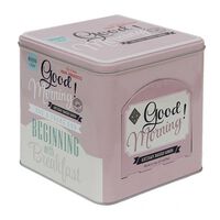 Lata Decorativa Metal Vgo 17 x 17 cm Diseño 4