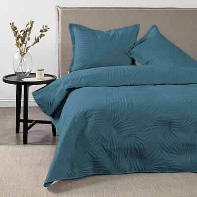 Quilt American Family Marquis Heatpress Piedra 2 Plazas Gris